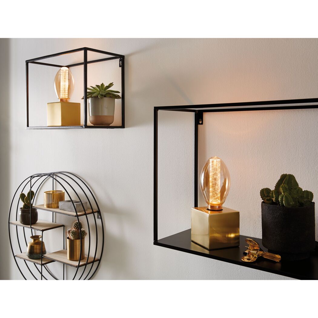 LED-Leuchtmittel 'Inner Glow' Kerze gold E27 4 W 200 lm warmweiß