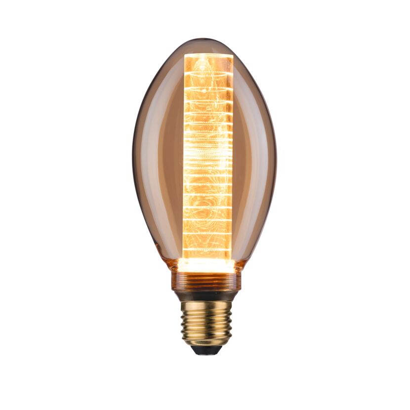 LED-Kerzenlampe B75 'Inner Glow Ring' E27 4 W (21 W), 200 lm warmgold