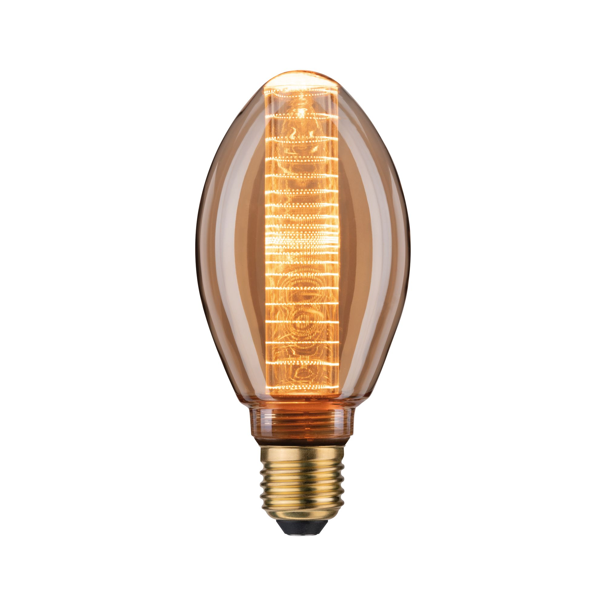 LED-Kerzenlampe B75 'Inner Glow Ring' E27 4 W (21 W), 200 lm warmgold