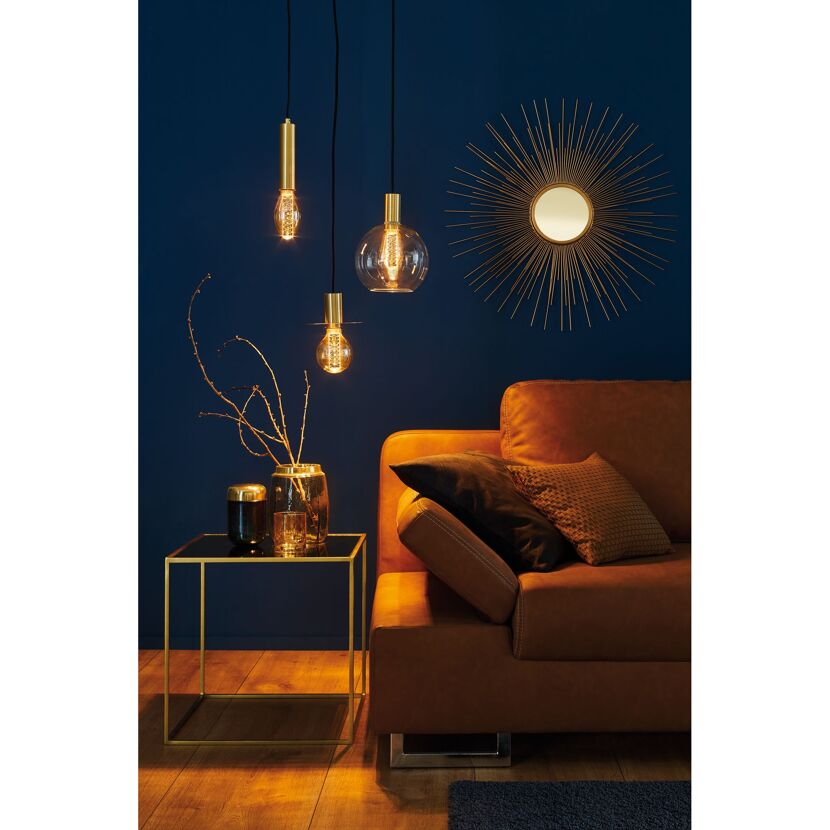 LED-Kerzenlampe B75 'Inner Glow Ring' E27 4 W (21 W), 200 lm warmgold