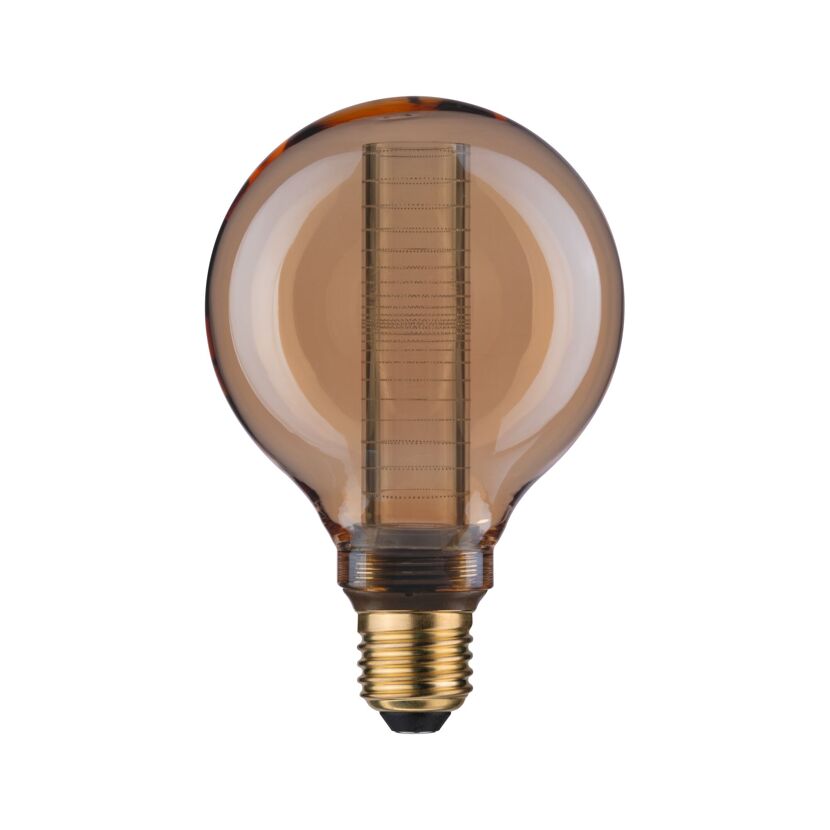 LED-Globe G95 'Inner Glow Spirale' E27 4 W (21 W), 200 lm warmgold