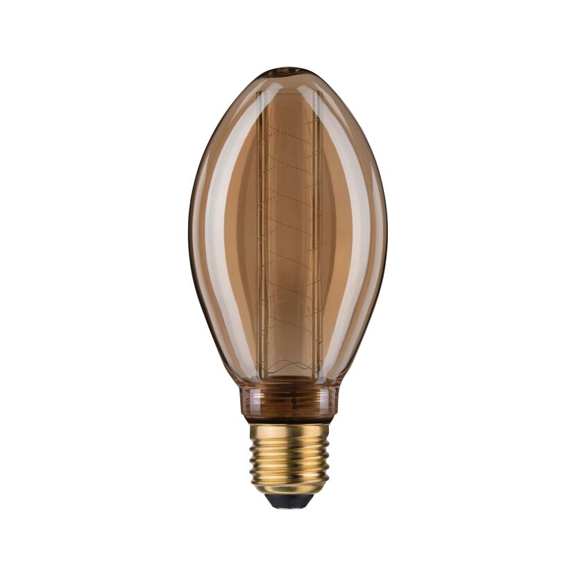 LED-Kerzenlampe B75 'Inner Glow Spirale' E27 4 W (21 W), 200 lm warmgold
