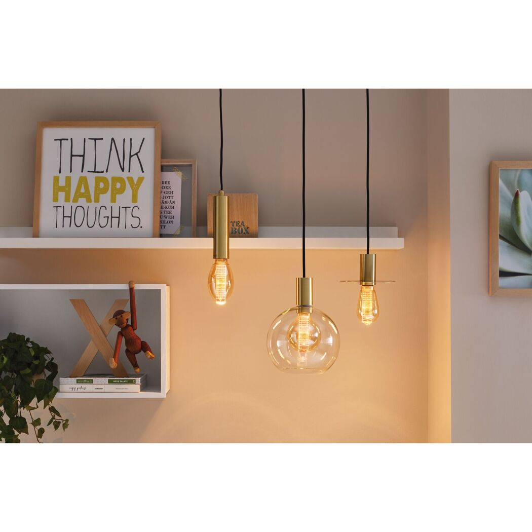 LED-Leuchtmittel 'Inner Glow' Kolben gold E27 4 W 200 lm warmweiß