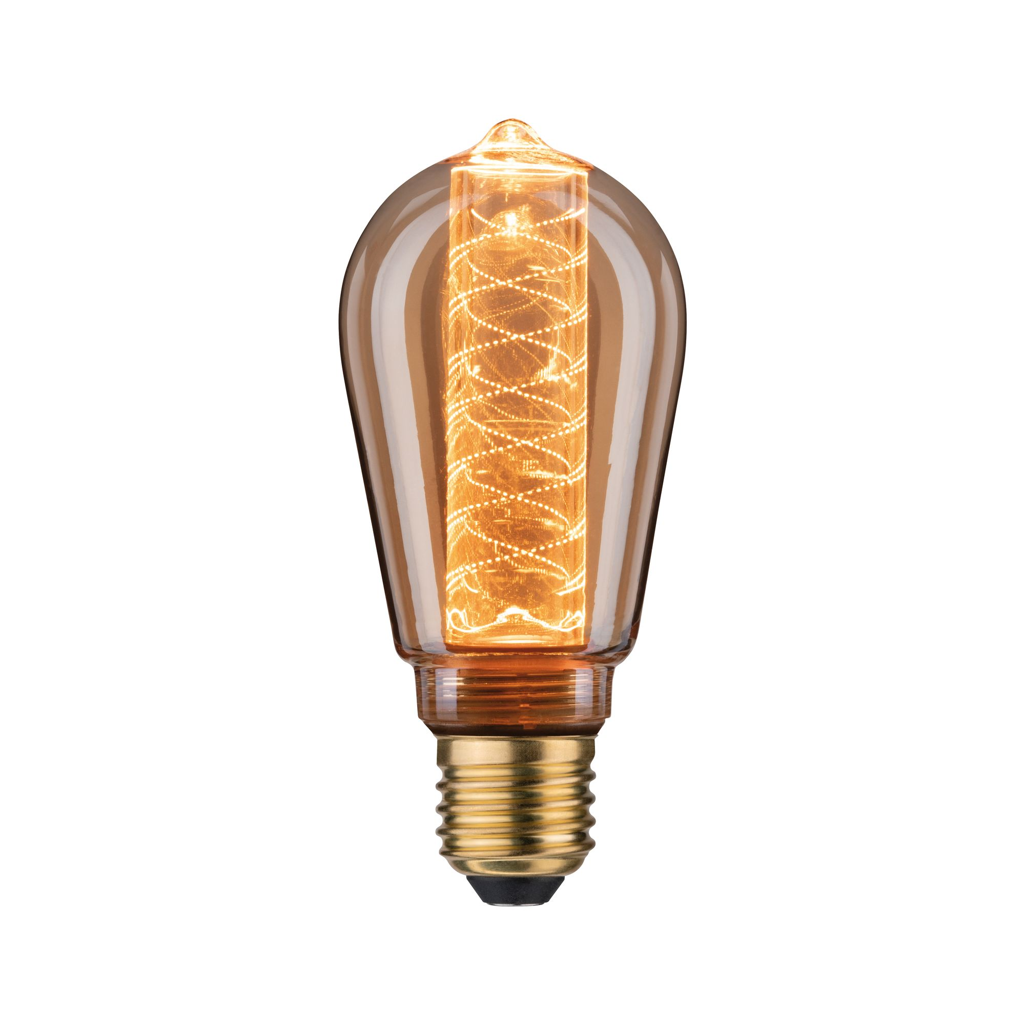 LED-Kolbenlampe ST64 'Inner Glow Spirale' E27 4 W (21 W), 200 lm warmgold + product picture