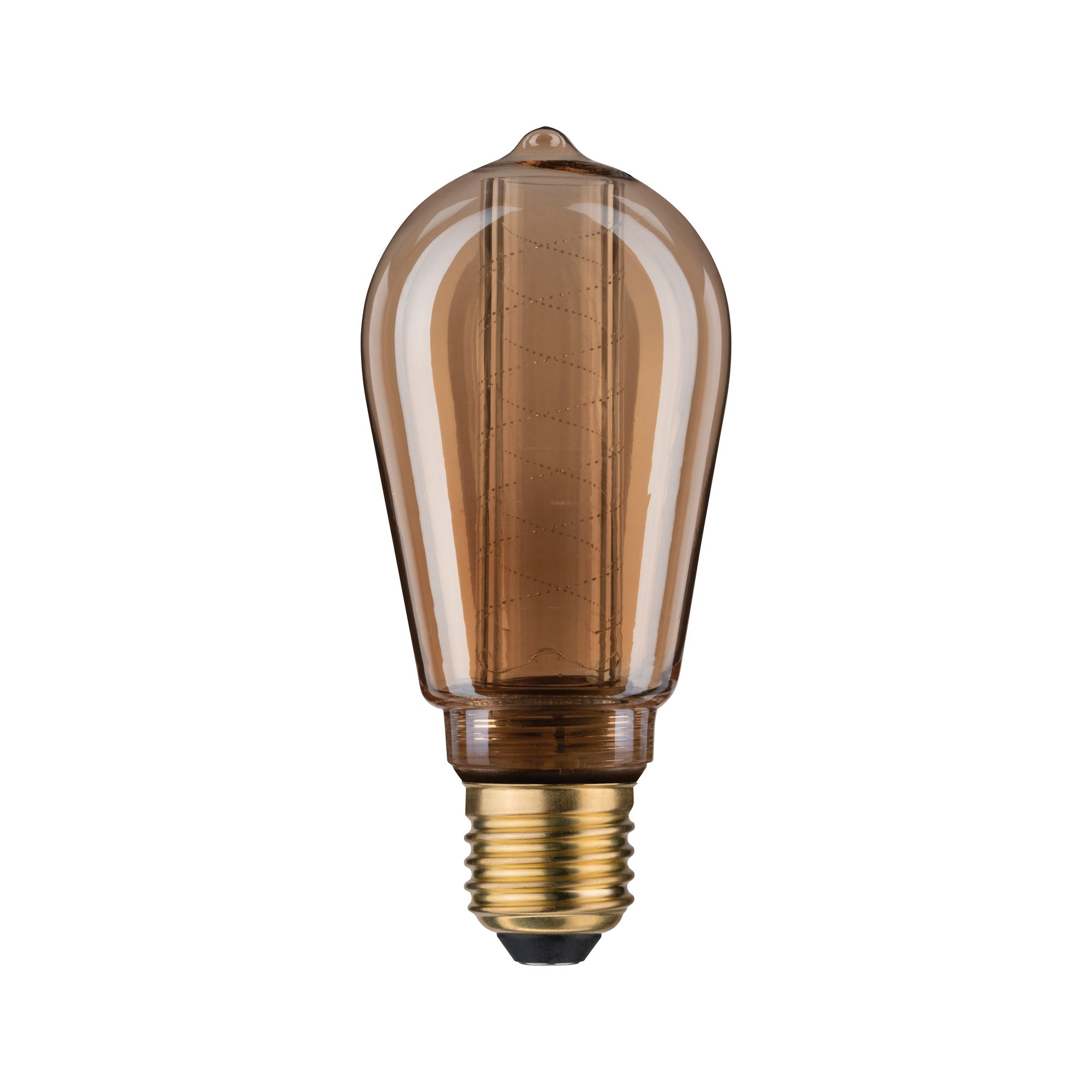 LED-Kolbenlampe ST64 'Inner Glow Spirale' E27 4 W (21 W), 200 lm warmgold + product picture