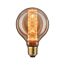 LED G95 Kolbenlampe Spiral gold, E27