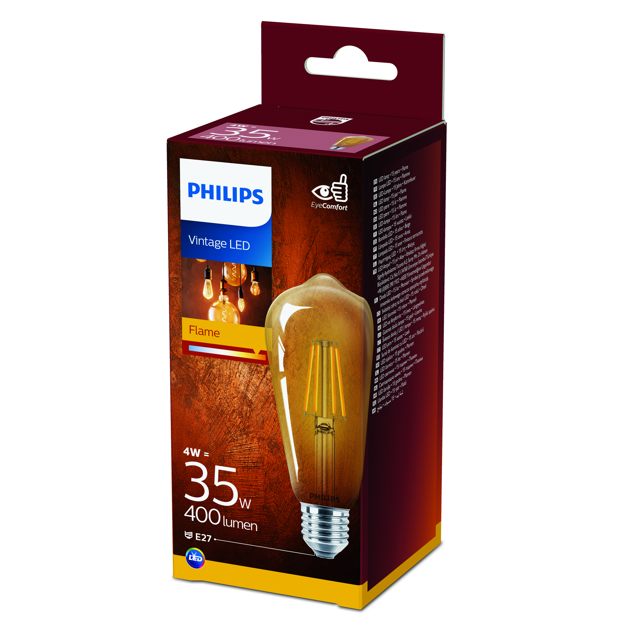 LED-Lampe Edison 'LEDclassic' 35 W E27 400 lm gold + product picture