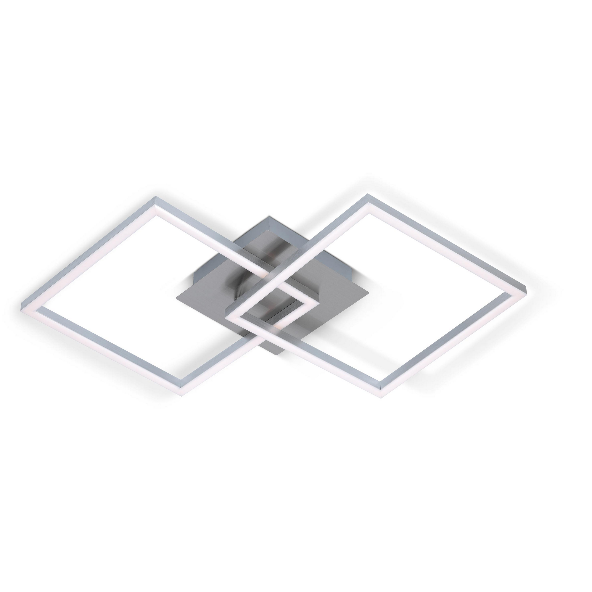 LED-Deckenleuchte 'Frames' nickelfarben 62 x 36 cm + product picture
