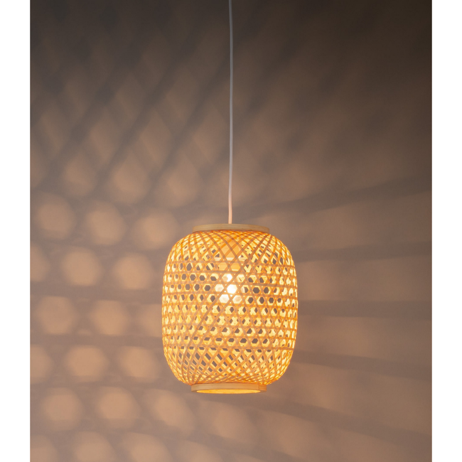Bild von Pendelleuchte 'Bambus' E27, 40 W, Ø 25 x 138 cm