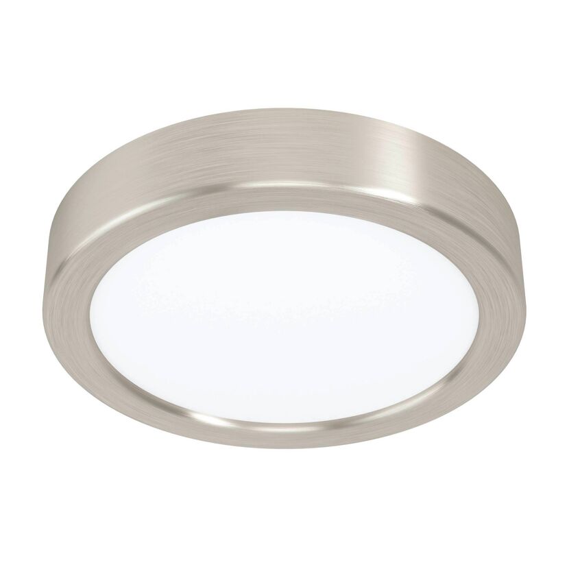 LED-Deckenleuchte 'Fueva 5' nickelfarben Ø 16 x 2,8 cm 1200 lm