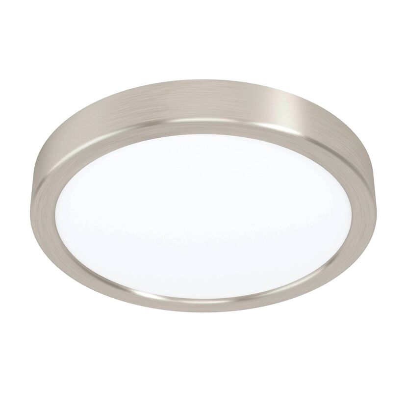 runde LED Deckenleuchte Fueva5, Nickel