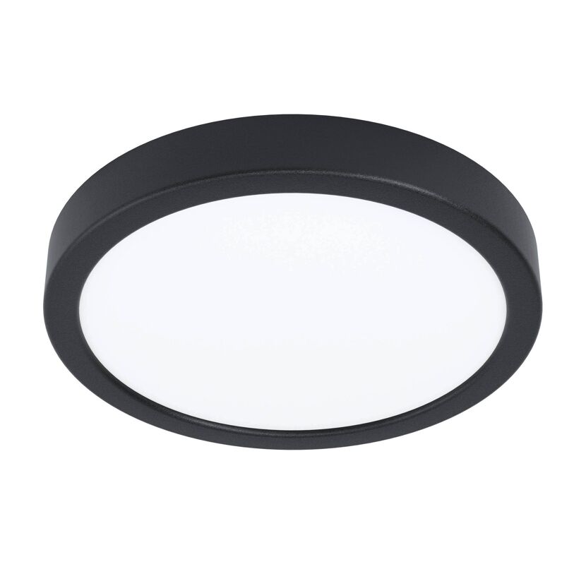 LED-Deckenleuchte 'Fueva 5' schwarz Ø 21 x 2,8 cm 1800 lm