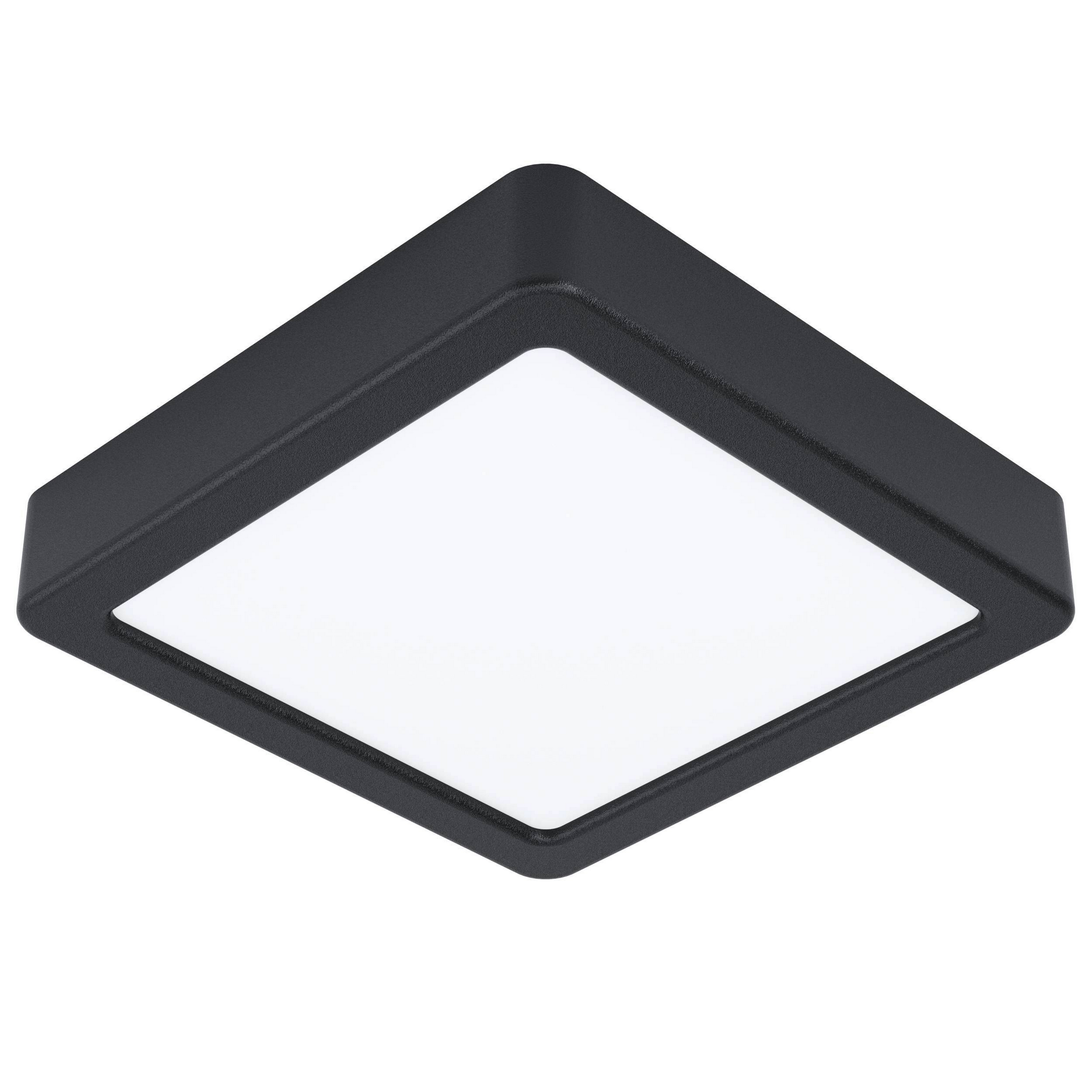 EGLO LED-Deckenleuchte ‚Fueva 5‘ schwarz 16 x 16 x 2,8 cm 1200 lm