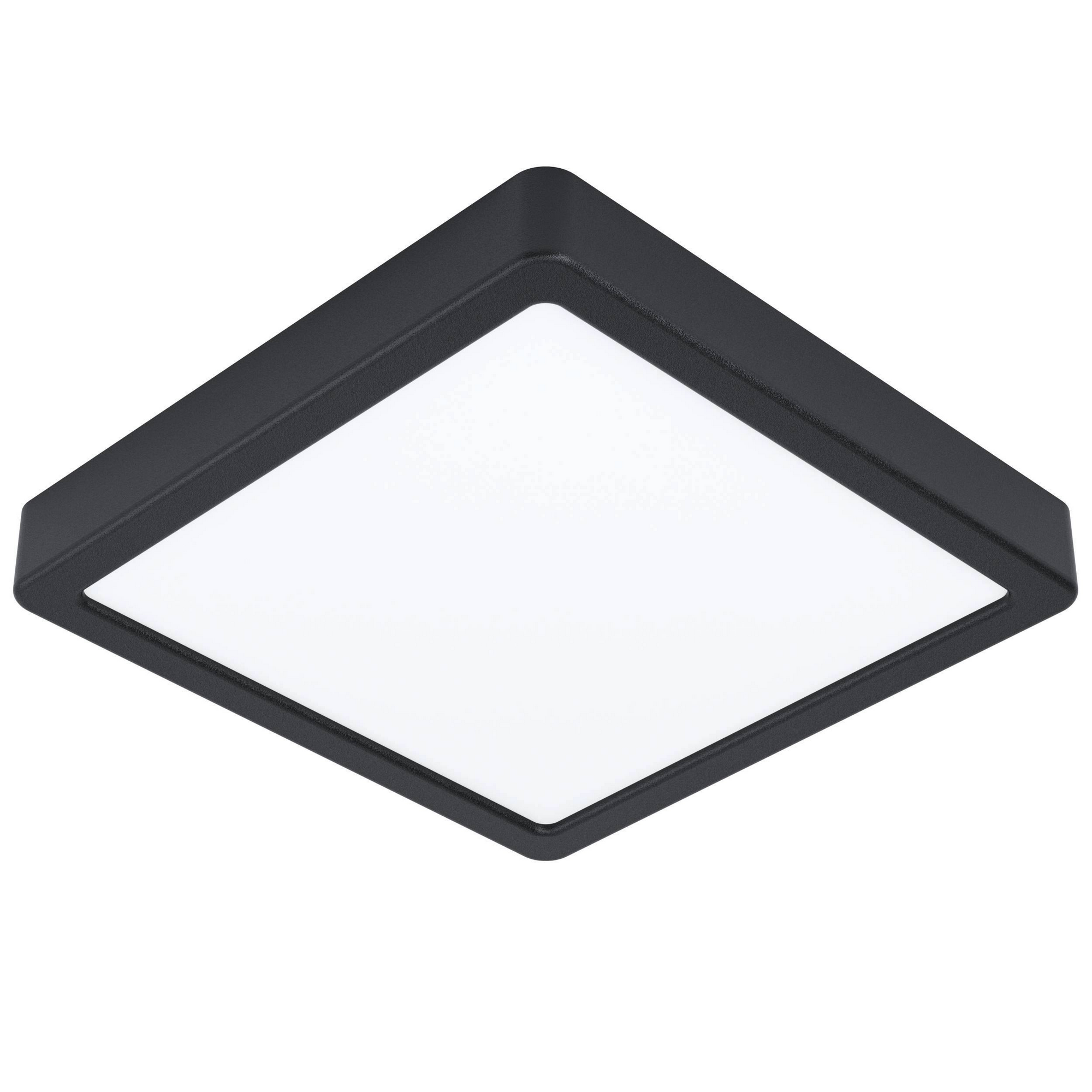 EGLO LED-Deckenleuchte ‚Fueva 5‘ schwarz 21 x 21 x 2,8 cm 1800 lm