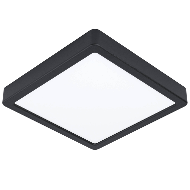 Bild von LED-Deckenleuchte 'Fueva 5' schwarz 21 x 21 x 2,8 cm 1800 lm