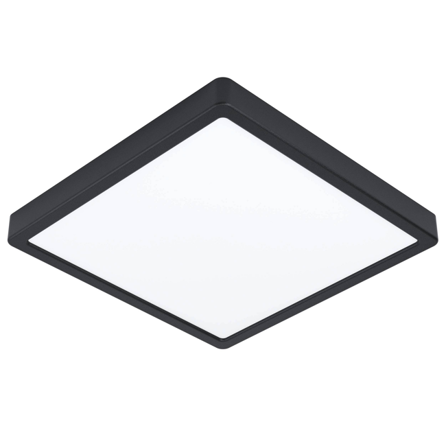 Bild von LED-Deckenleuchte 'Fueva 5' schwarz 28,5 x 28,5 x 2,8 cm 2300 lm