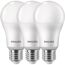 LED-Leuchtmittelset Standardform matt E27 13 W 1521 lm warmweiß 3 Stück