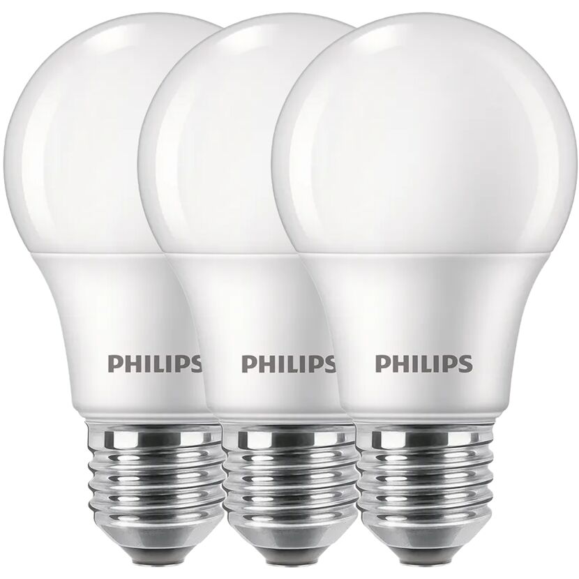 LED-Leuchtmittelset Standardform matt E27 8 W 806 lm warmweiß 3 Stück