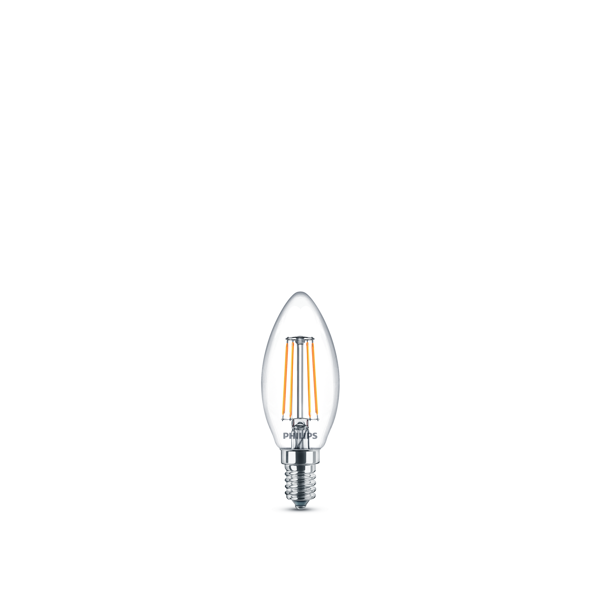 LED Lampe Kerzenform 4,3 W E14 warmweiß 470 lm Dreierpack + product picture