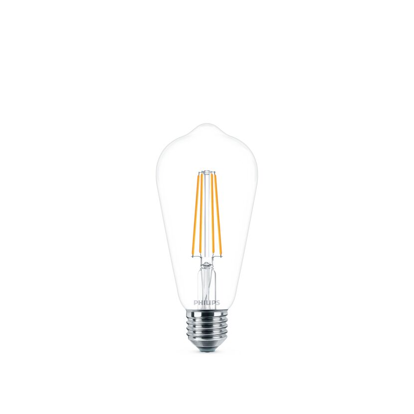 Philips LED-Lampe ST64 klar
