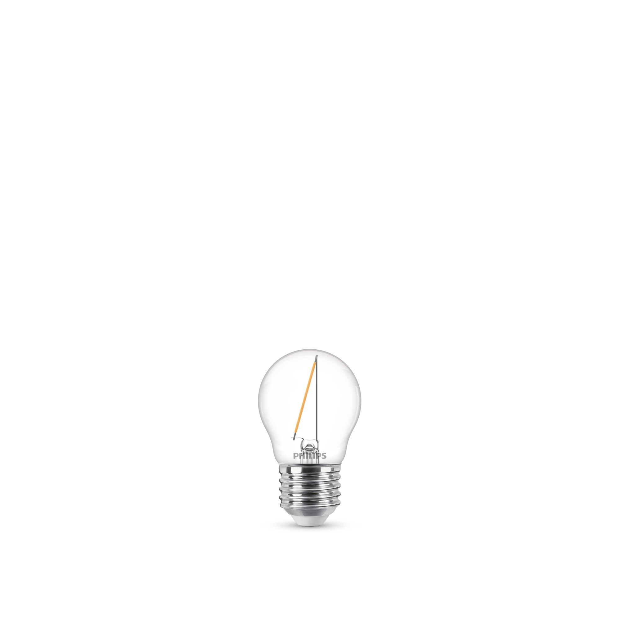 Philips LED-Leuchtmittel Tropfen klar E27 warmweiß