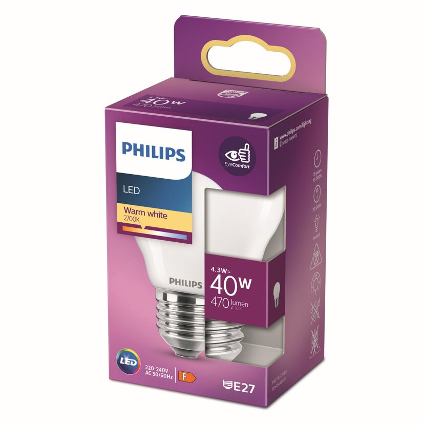 LED-Lampe E27 4,3 W (40 W) 470 lm warmweiß