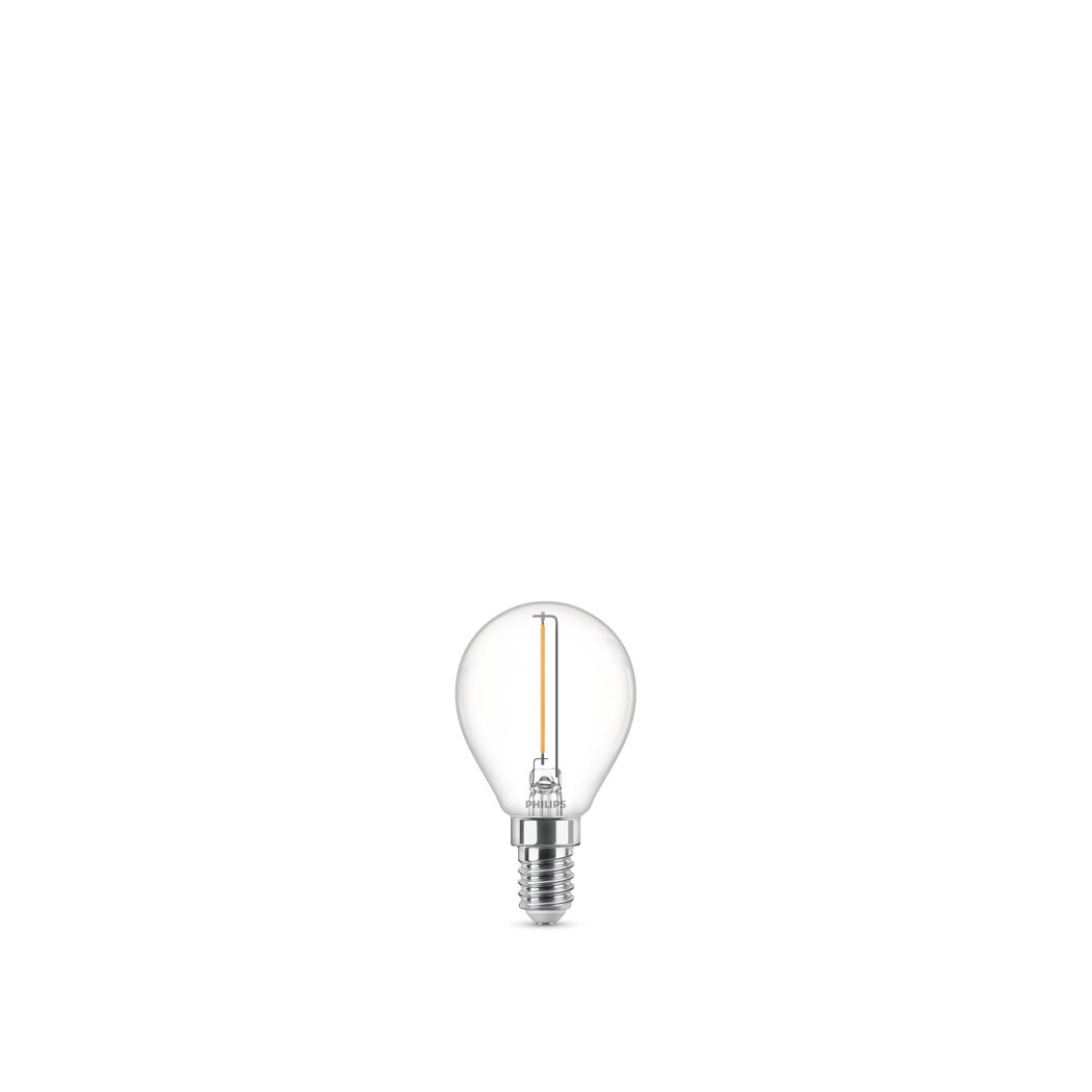 Philips LED-Leuchtmittel Tropfen klar E14 warmweiß