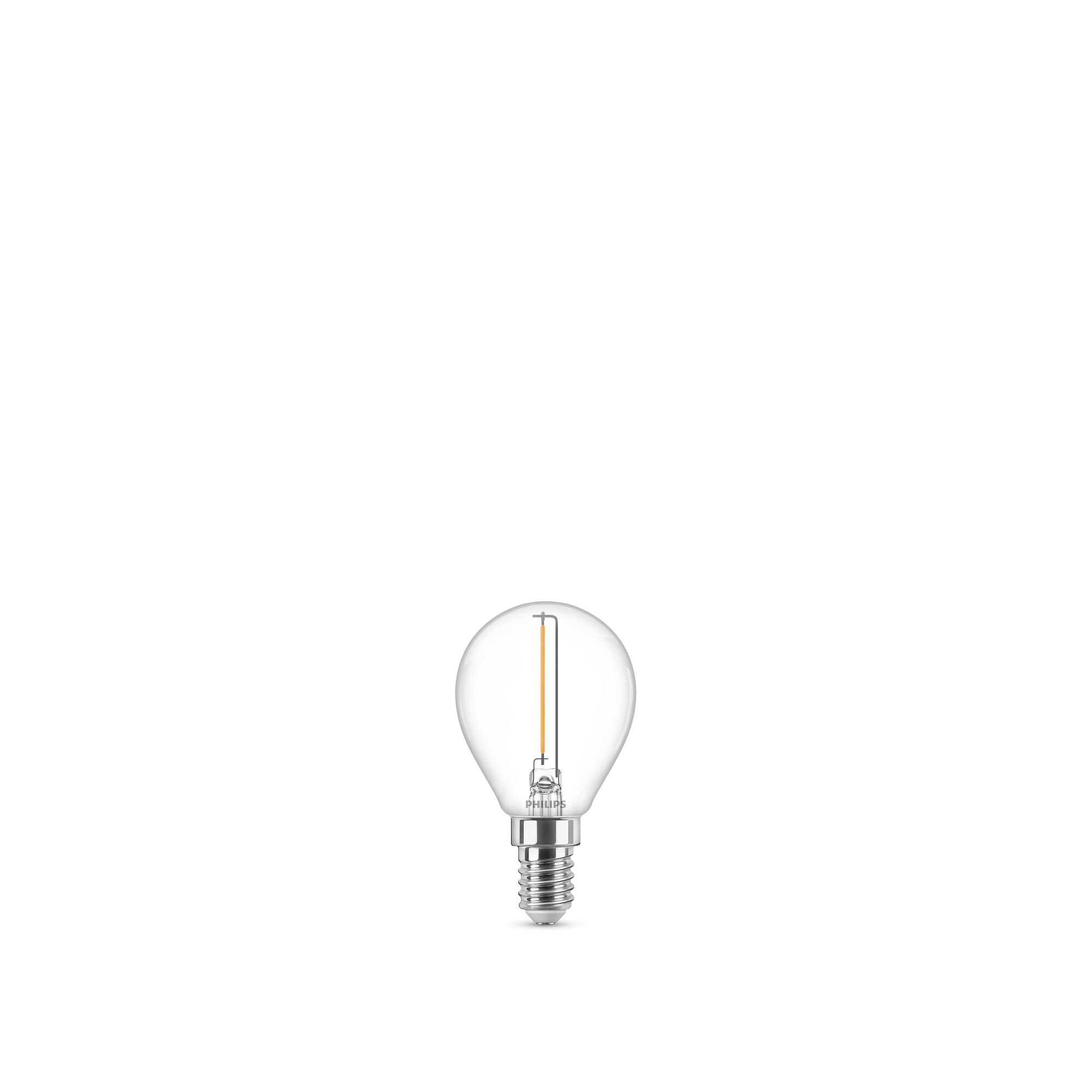Philips LED-Leuchtmittel Tropfen klar E14 warmweiß