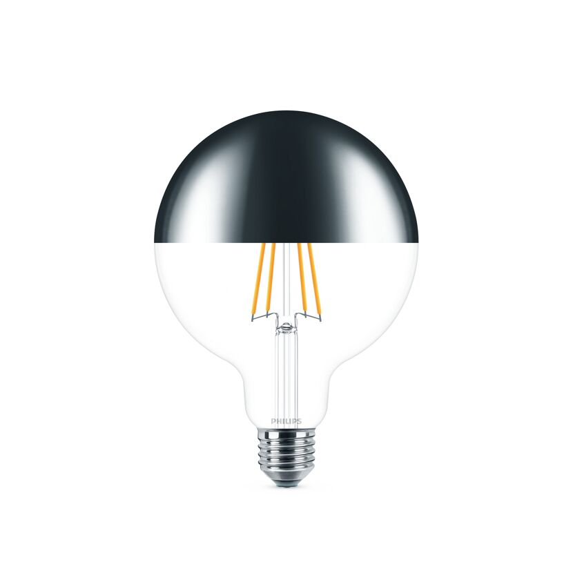 Philips LED Globe, E27, klar, 50W, G120