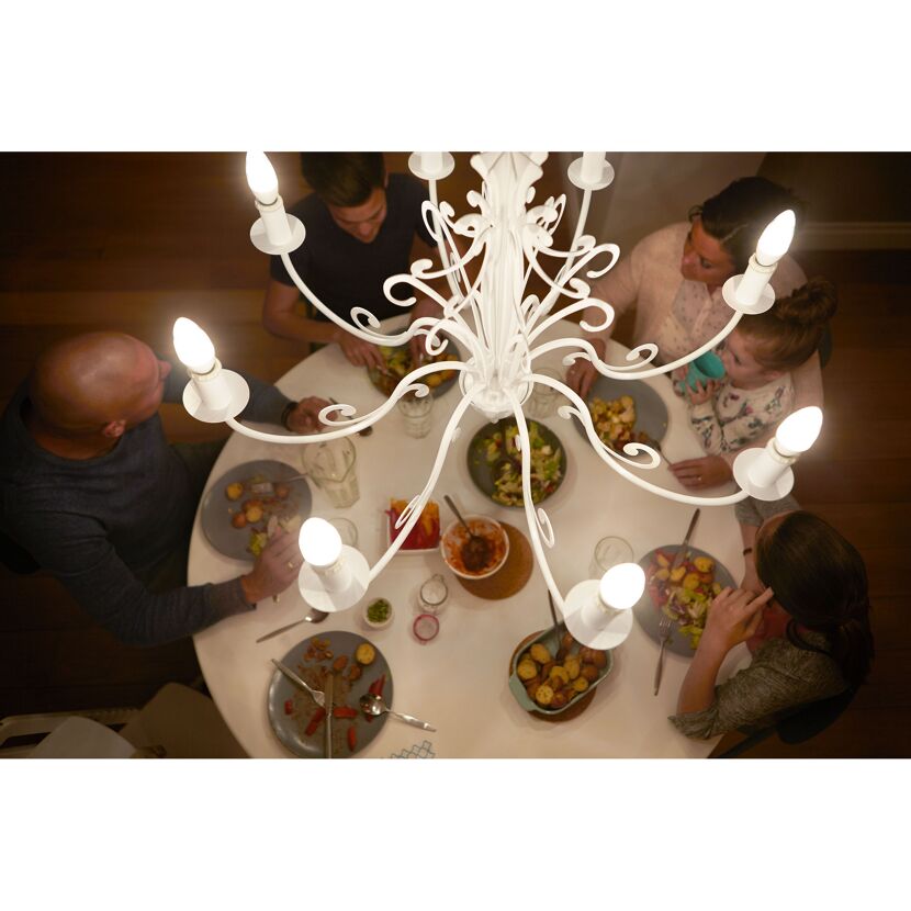 LED-Leuchtmittel Kerze matt E14 neutralweiß