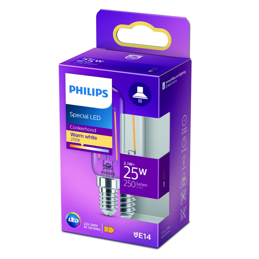 LED Kühlschranklampe Kolbenform T25L 2,1 W warmweiß  250 lm