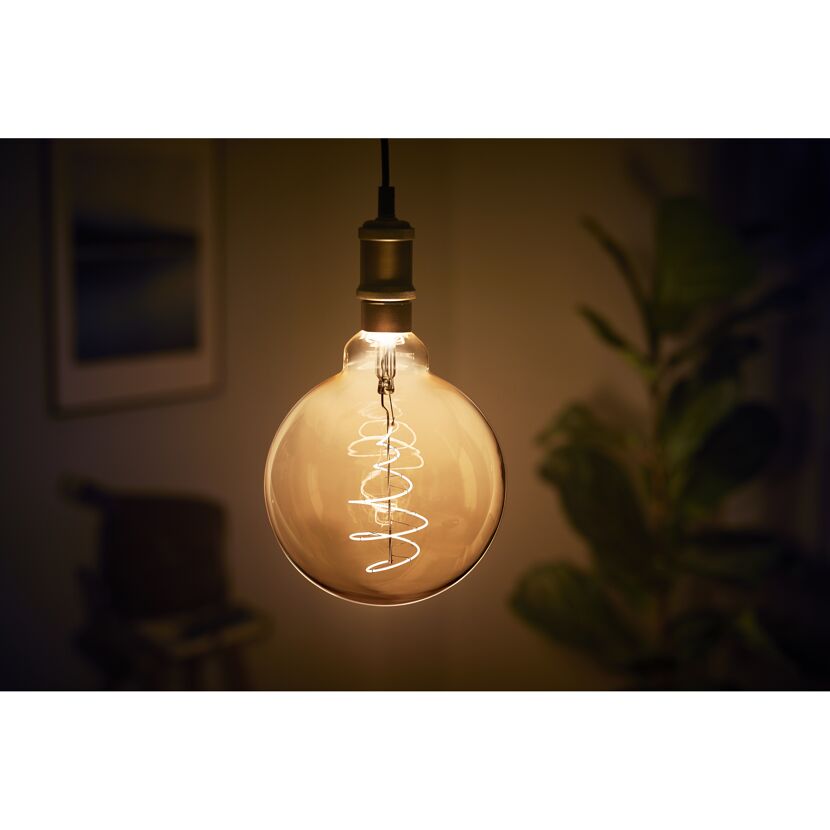 Schnurpendel 'Vintage Cord' E27 gold 2 m