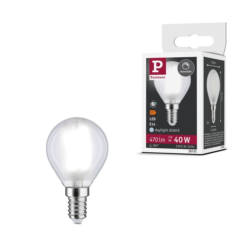 LED-Tropfenlampe E14 5W (40W) 470 lm tageslichtweiß matt