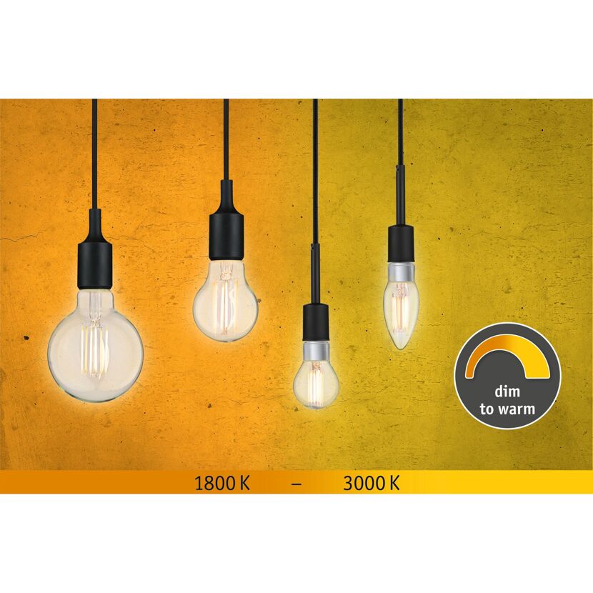 LED-Lampe E27 7W (60W) 806 lm goldlicht/warmweiß klar
