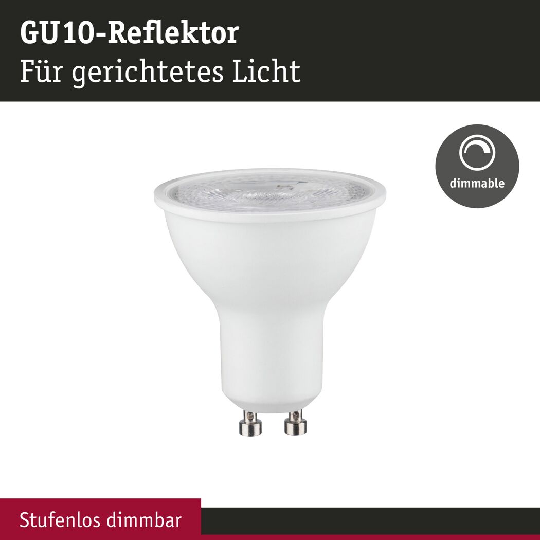 LED-Leuchtmittel dimmbar Reflektor GU10 7 W 460 lm warmweiß