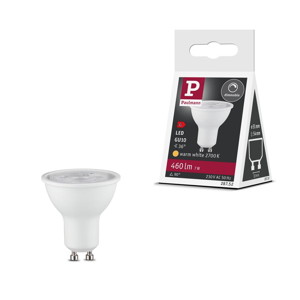 LED-Leuchtmittel dimmbar Reflektor GU10 7 W 460 lm warmweiß
