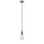 Pendelleuchte 'Eldar' E27 1 x 20W rot-brüniert Metall