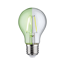 Verkleinertes Bild von LED-Lampe E27 1,1W 170 lm grün klar