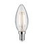 LED-Filament Kerze E14, 250lm, klar