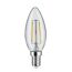 LED-Filament Kerze E14, 250lm, klar