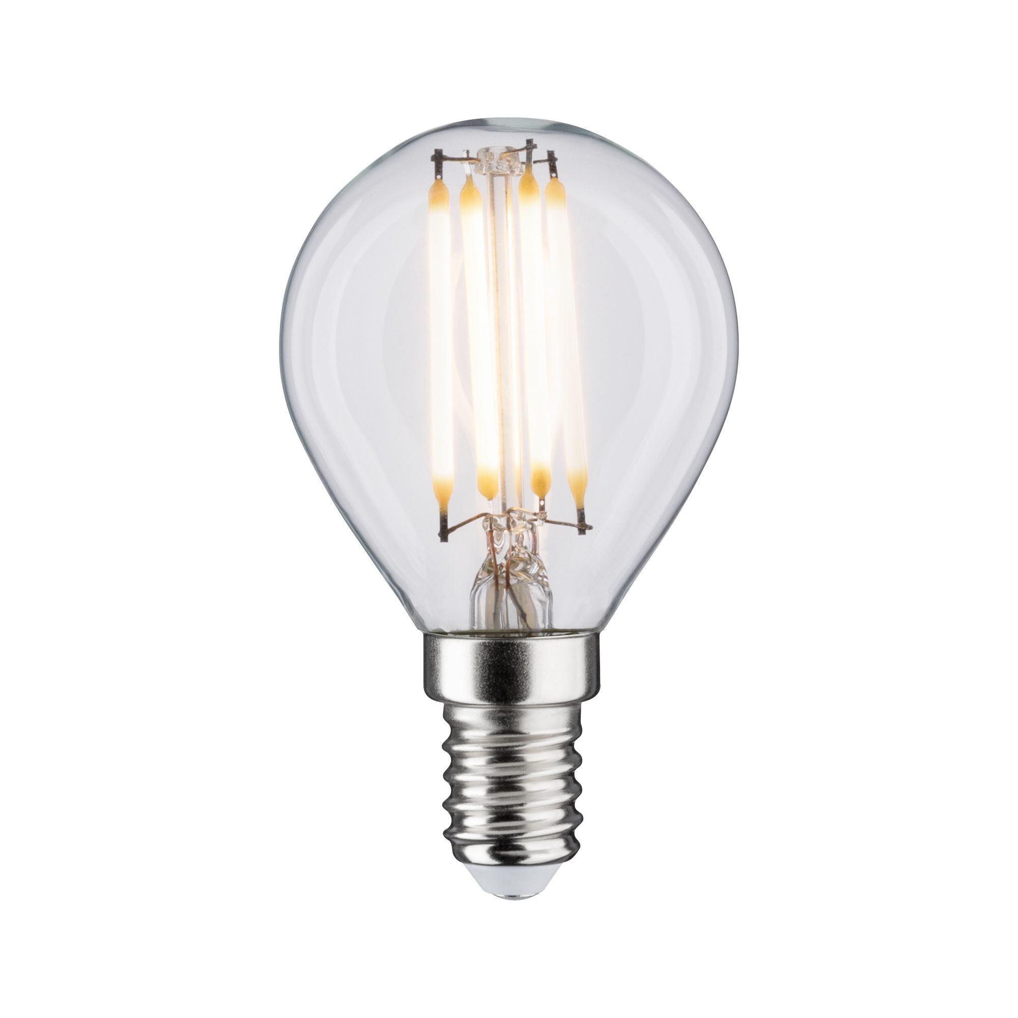 LED-Filament Tropfenlampe E14, 470 lm, klar