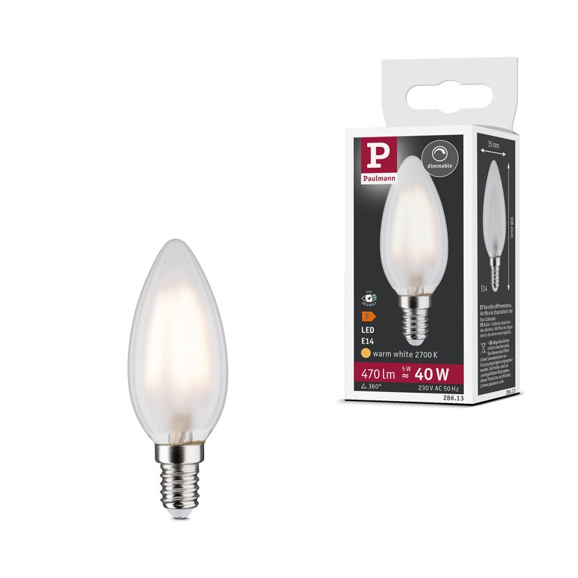 LED-Kerzenlampe E14 5W (40W) 470 lm warmweiß matt