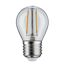 LED-Tropfenlampe, E27 Fassung, dimmbar, 470 lm, klares Glas