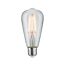 Leuchtende LED-Glühbirne mit E27 Fassung