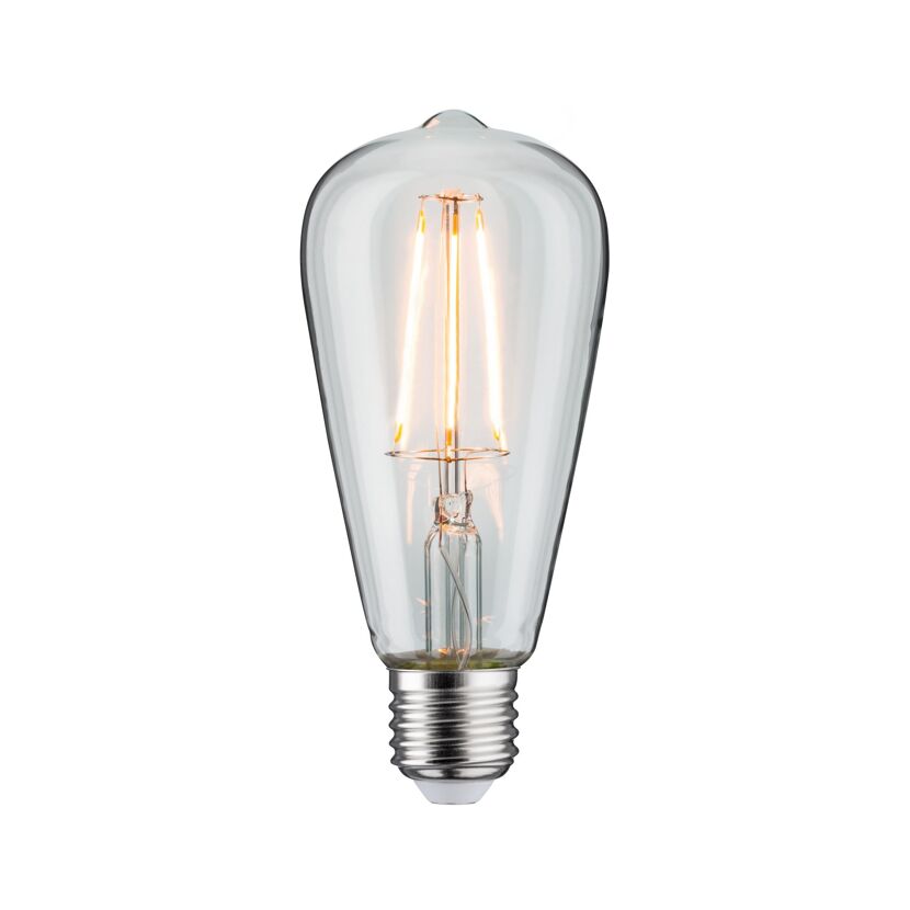 Leuchtende LED-Glühbirne mit E27 Fassung