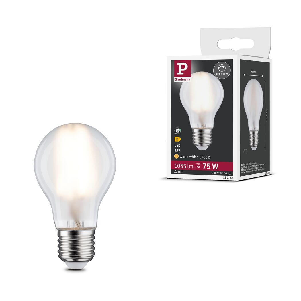 LED-Leuchtmittel dimmbar Standardform E27 9 W 1055 lm warmweiß