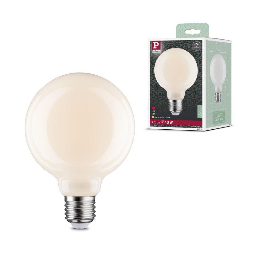 LED-Globelampe G95 E27 6W (40W) 470 lm warmweiß