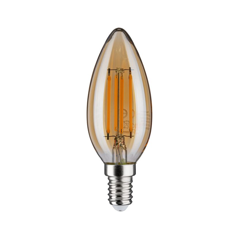 LED-Kerzenlampe E14 4,7W (37W) 430 lm warmgold