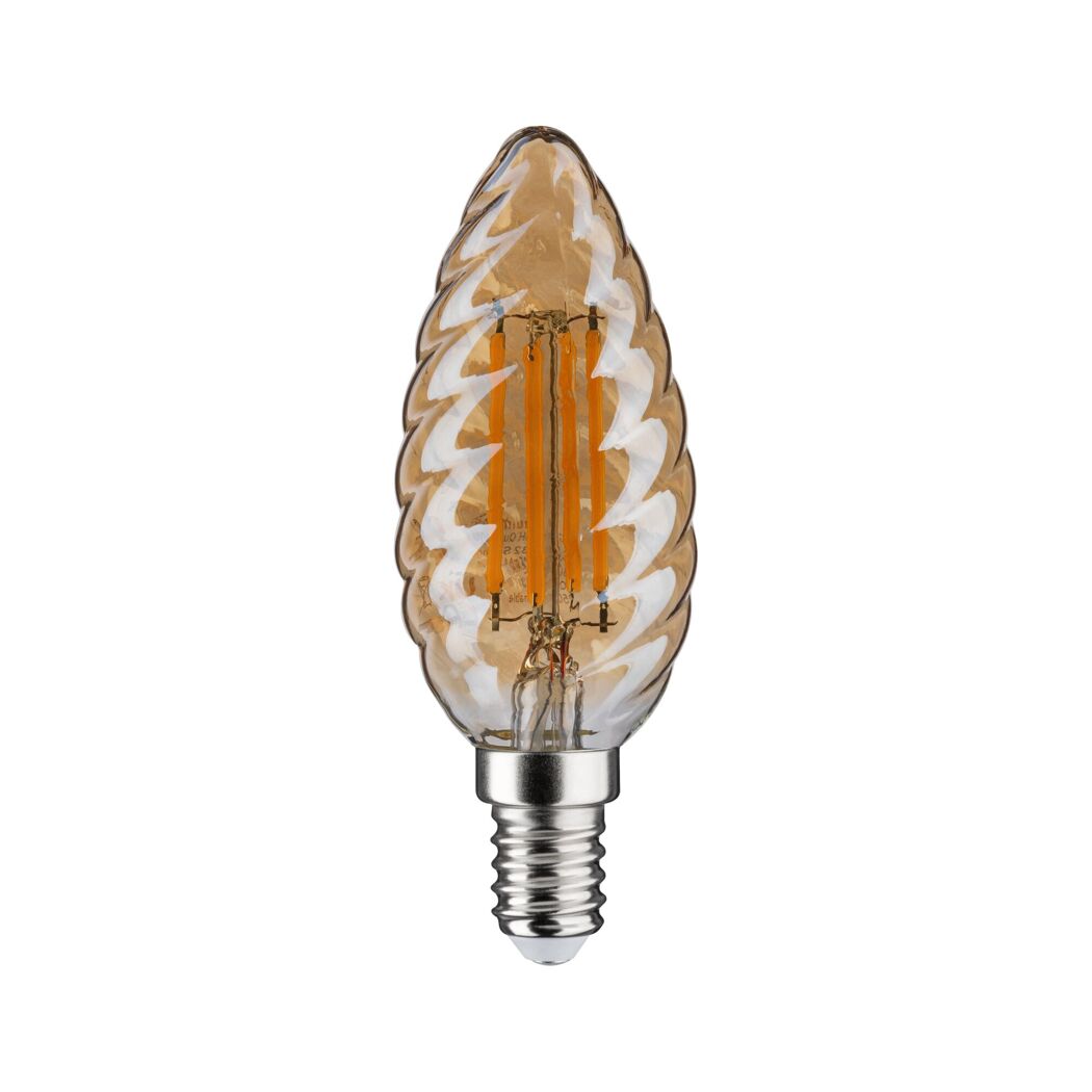 LED-Leuchtmittel 'Vintage' dimmbar Kerze gold E14 4,7 W 430 lm warmweiß