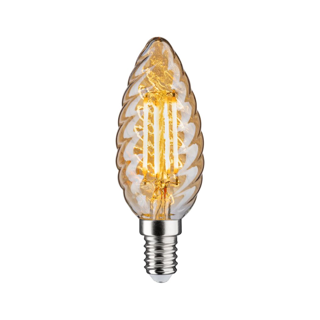LED-Leuchtmittel 'Vintage' dimmbar Kerze gold E14 4,7 W 430 lm warmweiß